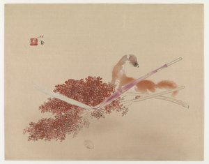 Seihôs Masterworks: Ferret And Millet by Takeuchi Seiho